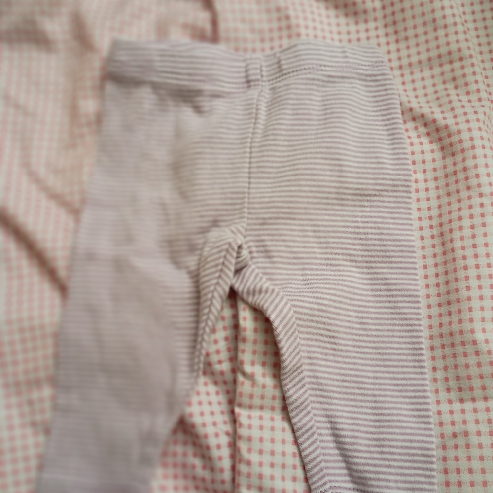 Striped Gray Baby Leggings